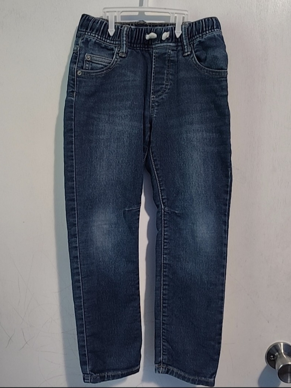 Gap Kids Boys Jeans Size S Regular Stretch Slim Blue Denim Pull-On Waist